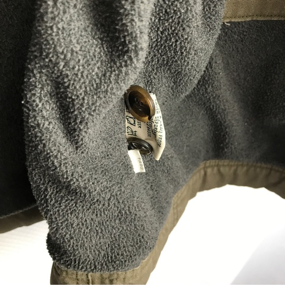 ROYAL ROBBINS Utility Coat Khaki Olive Green Mens L Insulated Outdoor Jacket - Picture 9 of 12